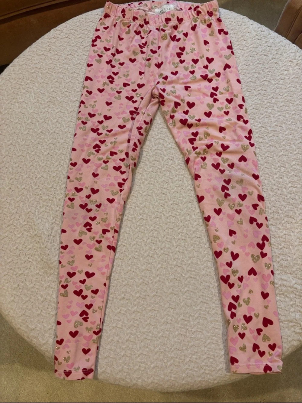 btween Girls' Unicorn Pajama Set - Red, White & Pink - Picture 8 of 10